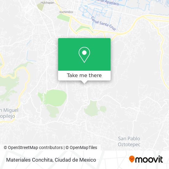 Mapa de Materiales Conchita