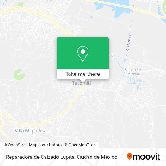 Mapa de Reparadora de Calzado Lupita