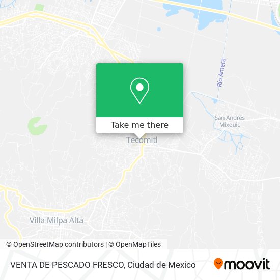 Mapa de VENTA DE PESCADO FRESCO