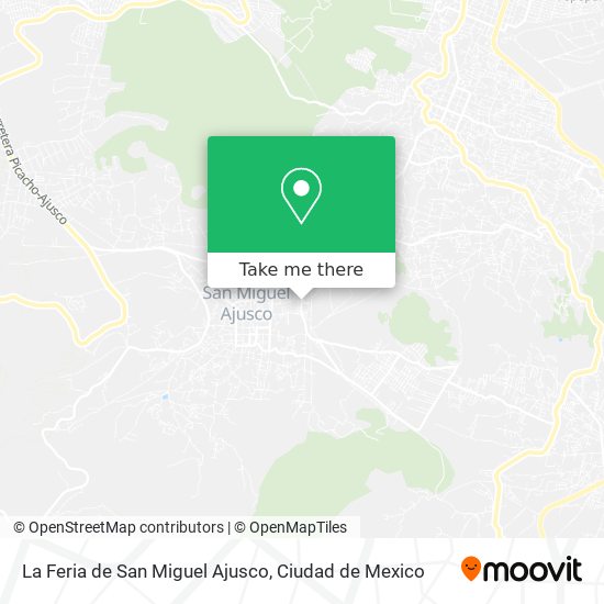 La Feria de San Miguel Ajusco map