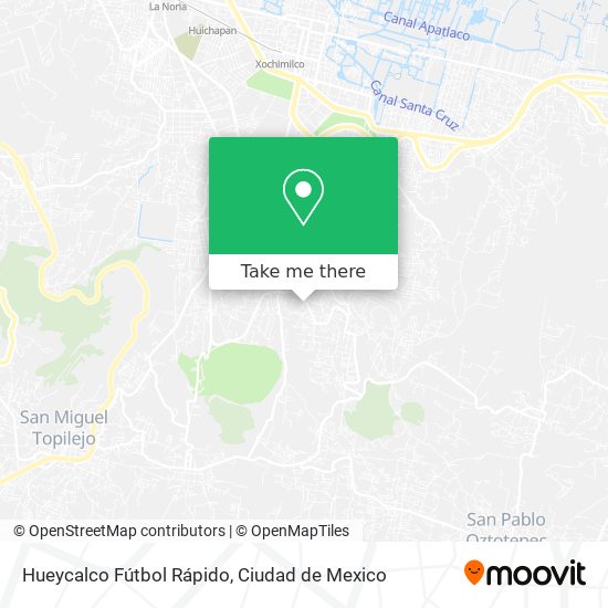 Hueycalco Fútbol Rápido map