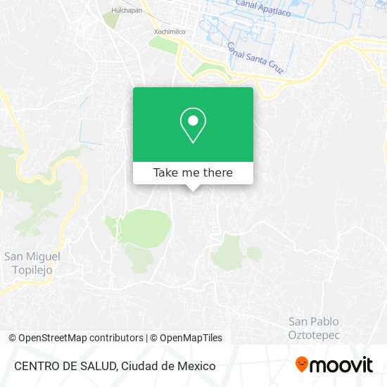 CENTRO DE SALUD map