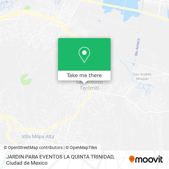 Mapa de JARDIN PARA EVENTOS LA QUINTA TRINIDAD