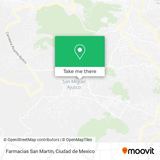 Farmacias San Martín map