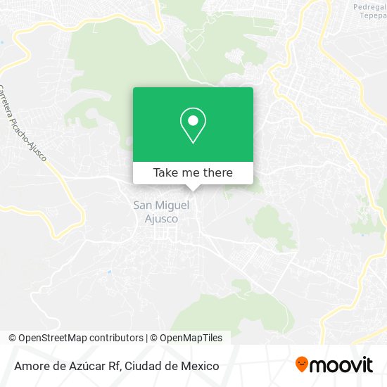 Mapa de Amore de Azúcar Rf