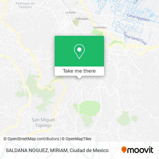 SALDANA NOGUEZ, MIRIAM map