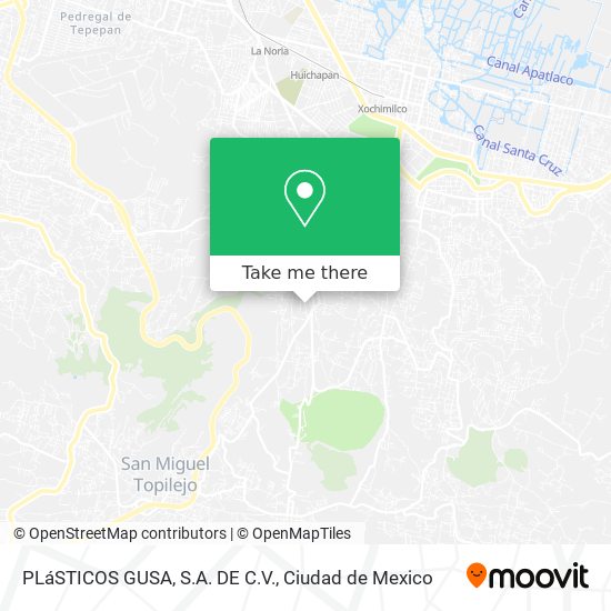 PLáSTICOS GUSA, S.A. DE C.V. map