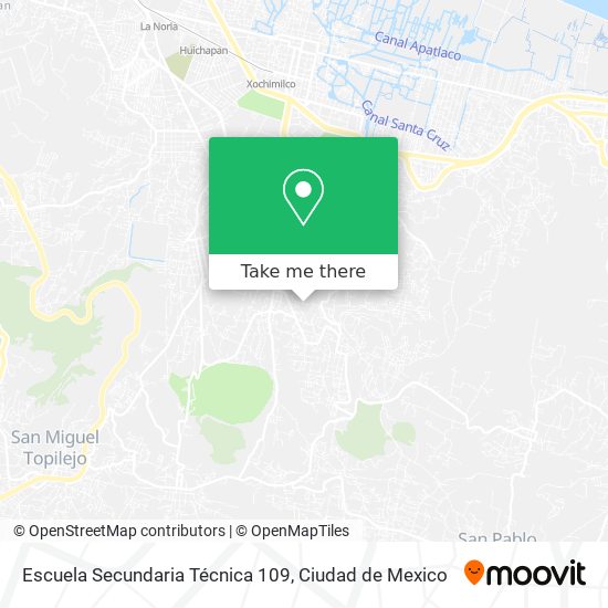 Mapa de Escuela Secundaria Técnica 109