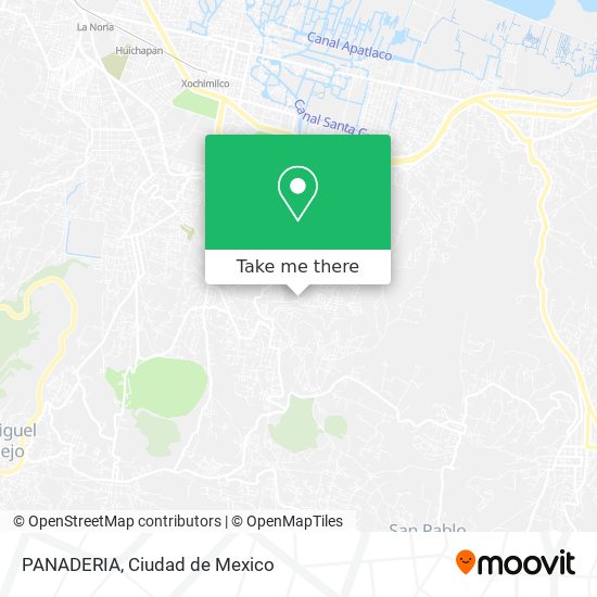 PANADERIA map