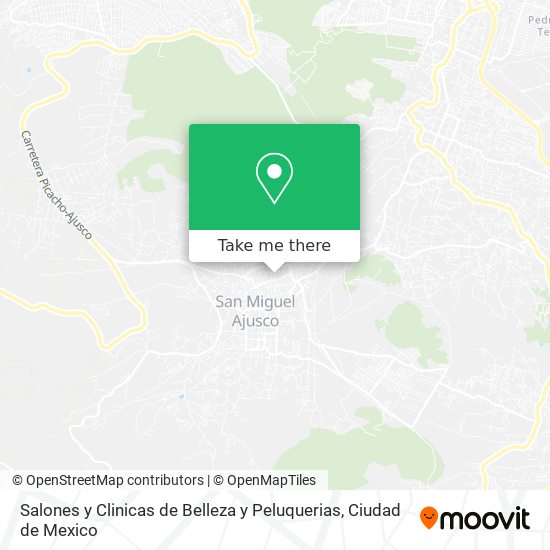 Mapa de Salones y Clinicas de Belleza y Peluquerias
