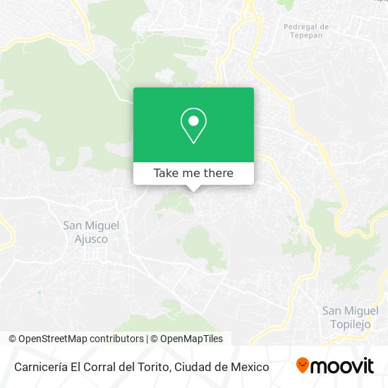 Mapa de Carnicería El Corral del Torito