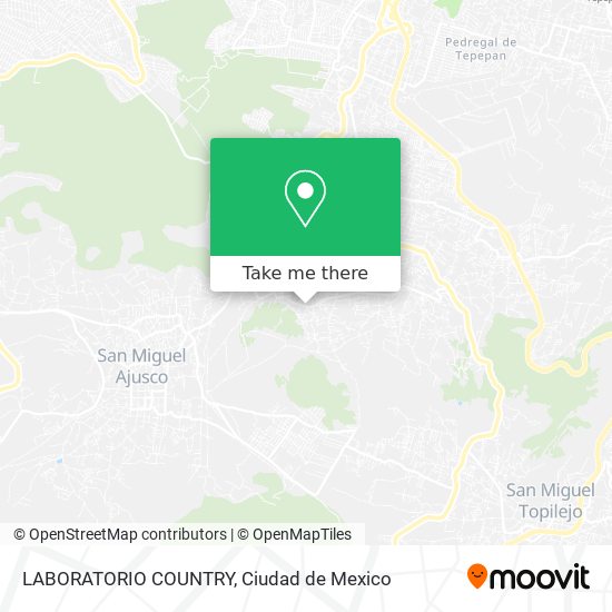 LABORATORIO COUNTRY map