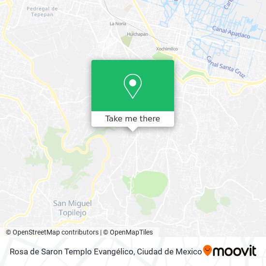 Mapa de Rosa de Saron Templo Evangélico