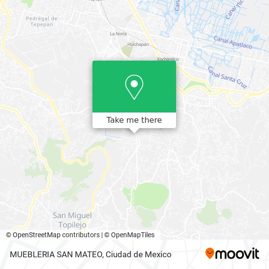 Mapa de MUEBLERIA SAN MATEO