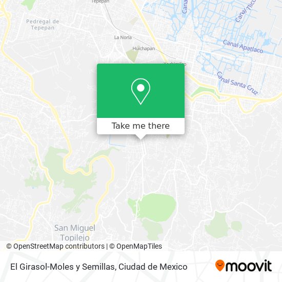 El Girasol-Moles y Semillas map
