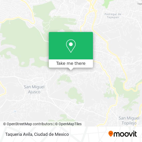 Taqueria Avila map