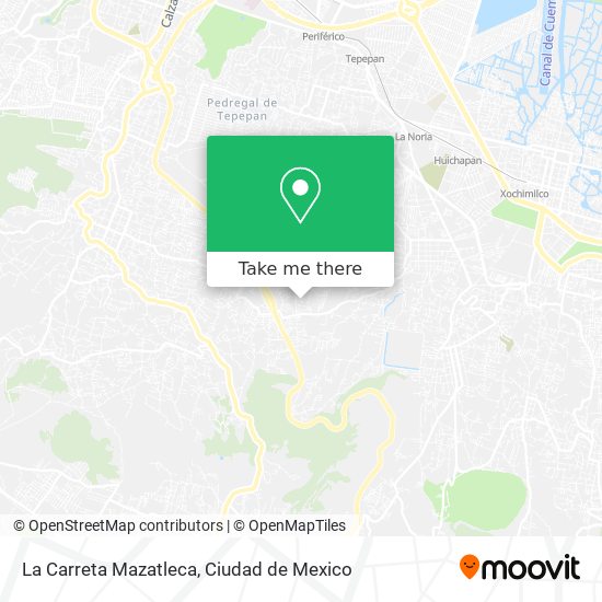 La Carreta Mazatleca map