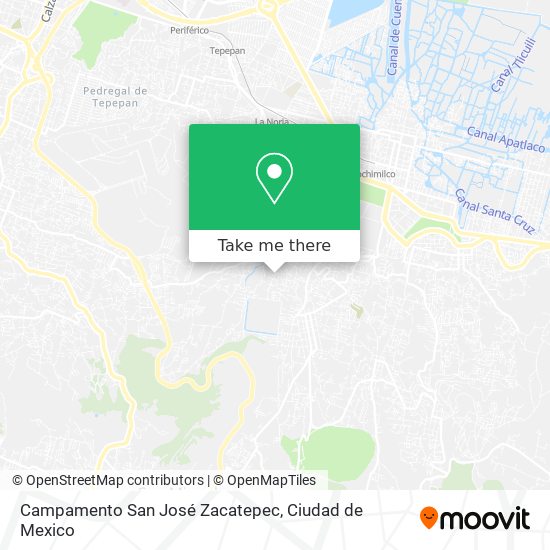 Campamento San José Zacatepec map