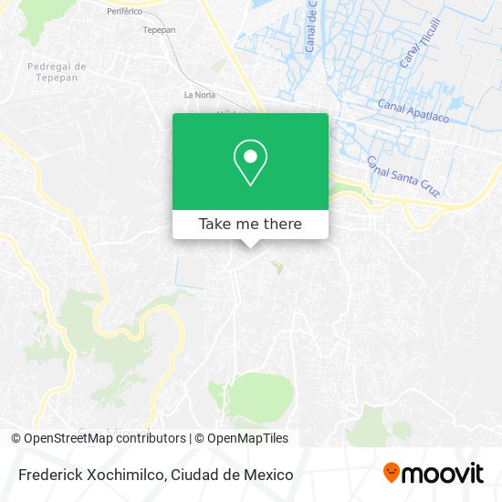 Mapa de Frederick Xochimilco