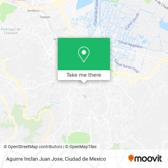 Aguirre Inclan Juan Jose map