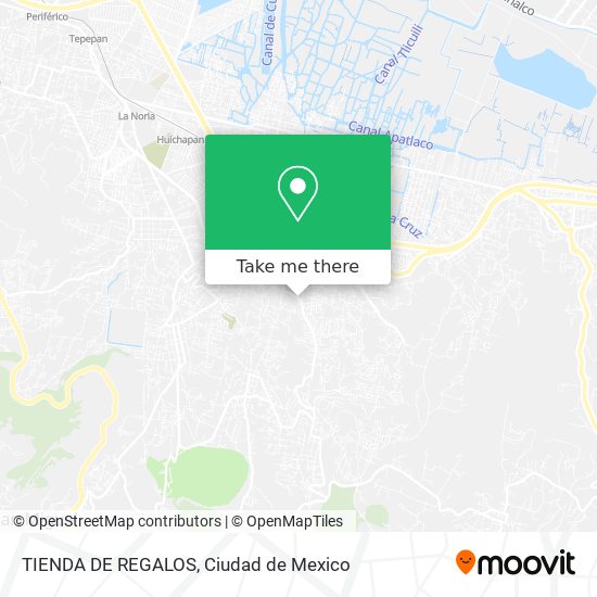 Mapa de TIENDA DE REGALOS