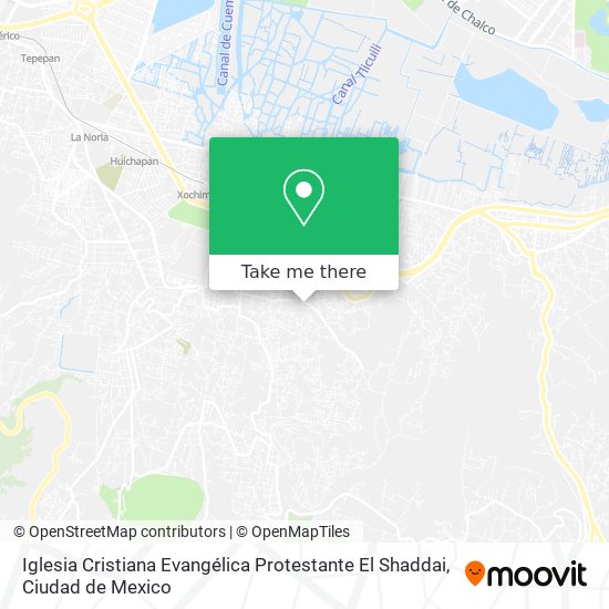 Iglesia Cristiana Evangélica Protestante El Shaddai map