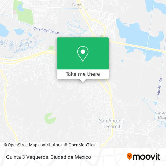 Quinta 3 Vaqueros map