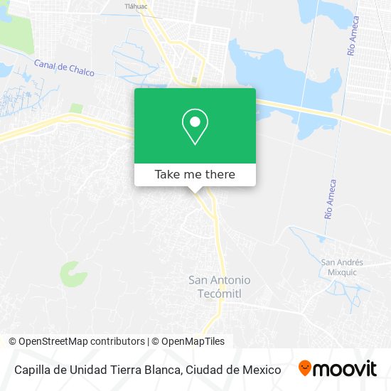 Capilla de Unidad Tierra Blanca map