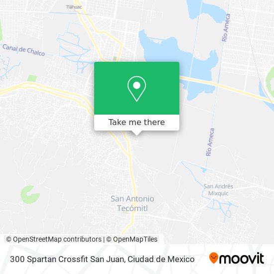 300 Spartan Crossfit San Juan map