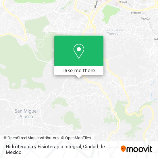 Mapa de Hidroterapia y Fisioterapia Integral