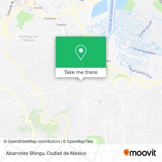 Abarrotes Shingu map