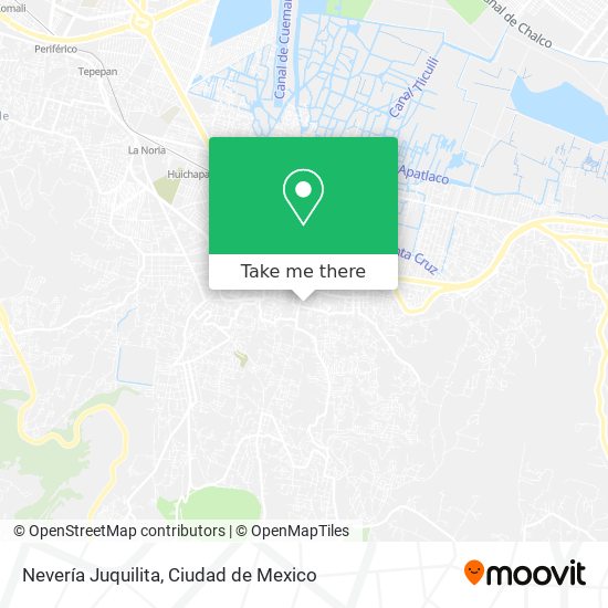 Mapa de Nevería Juquilita