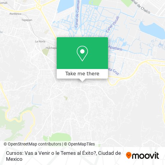 Mapa de Cursos: Vas a Venir o le Temes al Éxito?