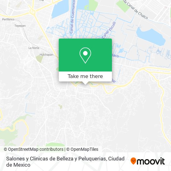 Salones y Clinicas de Belleza y Peluquerias map