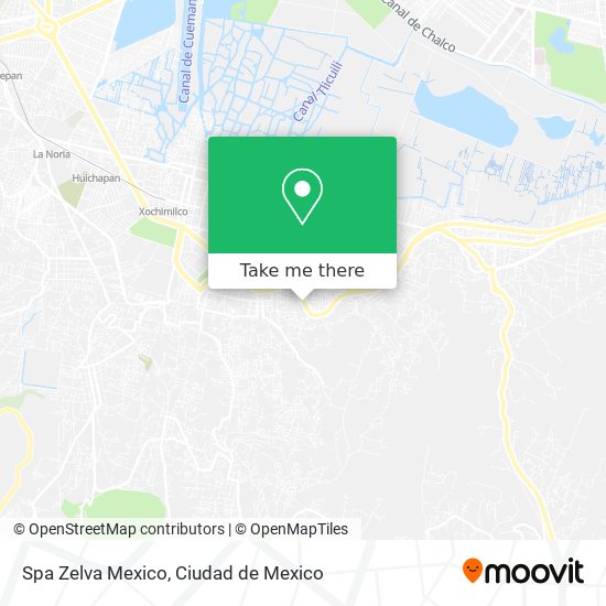 Spa Zelva Mexico map