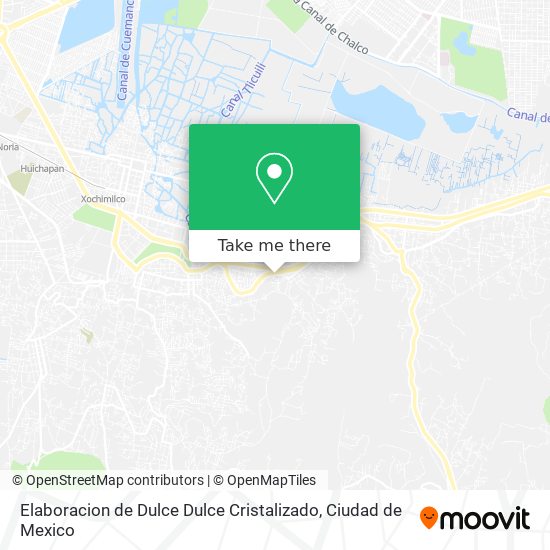 Mapa de Elaboracion de Dulce Dulce Cristalizado