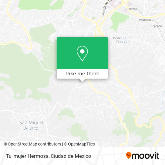 Mapa de Tu, mujer Hermosa