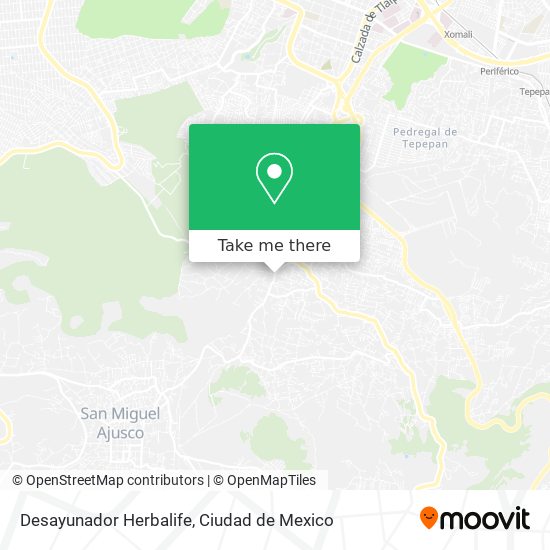 Desayunador Herbalife map