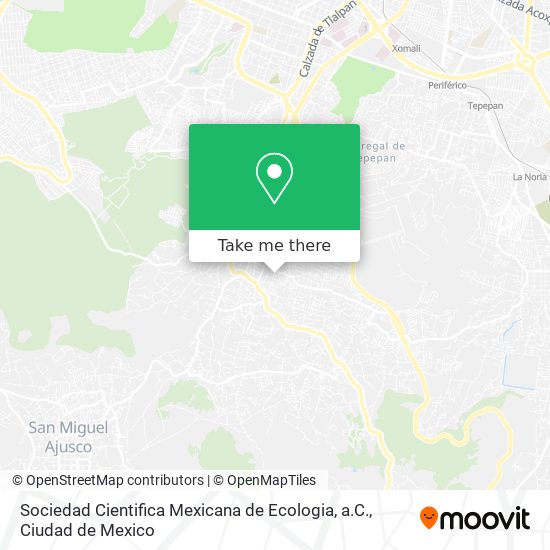 Sociedad Cientifica Mexicana de Ecologia, a.C. map
