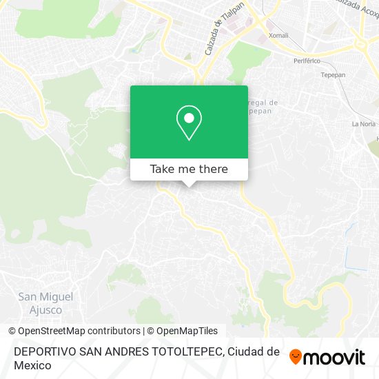 DEPORTIVO SAN ANDRES TOTOLTEPEC map