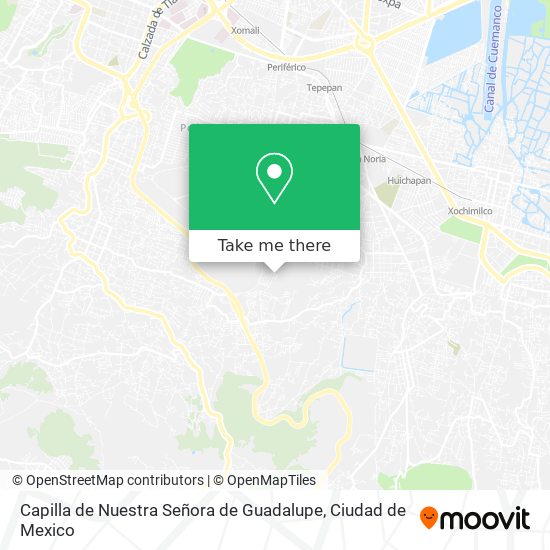 Capilla de Nuestra Señora de Guadalupe map