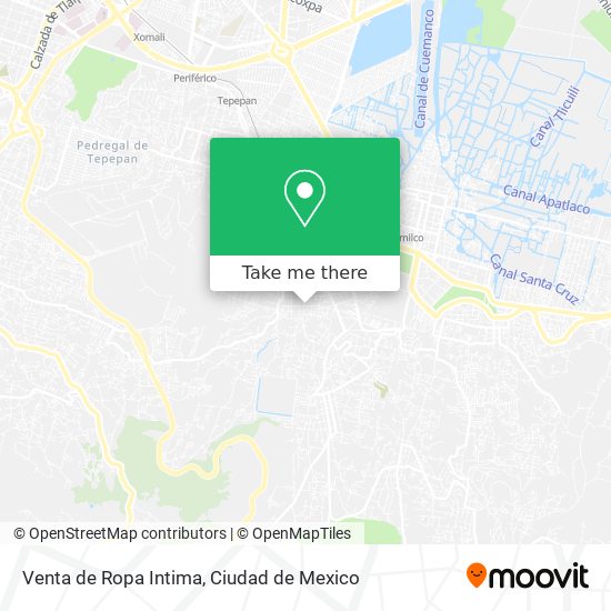 Mapa de Venta de Ropa Intima