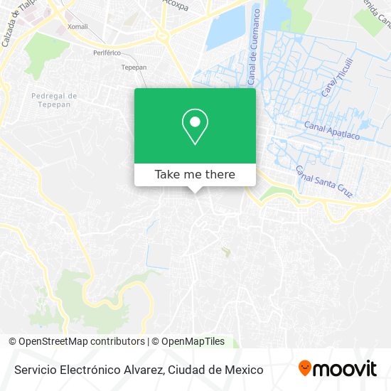 Mapa de Servicio Electrónico Alvarez