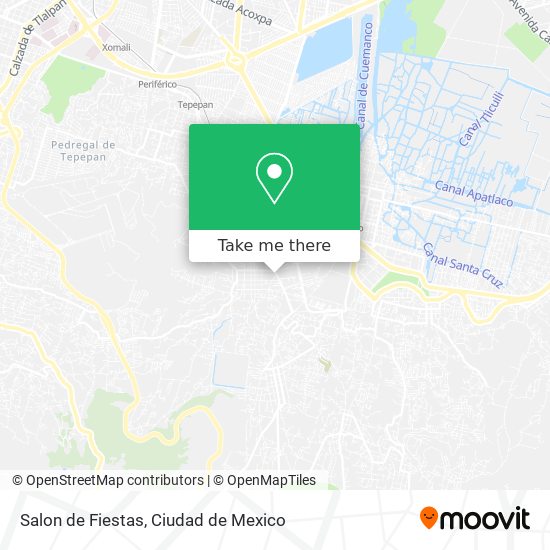 Salon de Fiestas map
