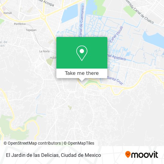 El Jardin de las Delicias map