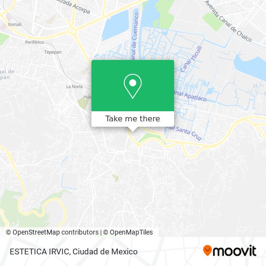 ESTETICA IRVIC map