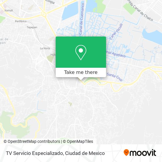 TV Servicio Especializado map
