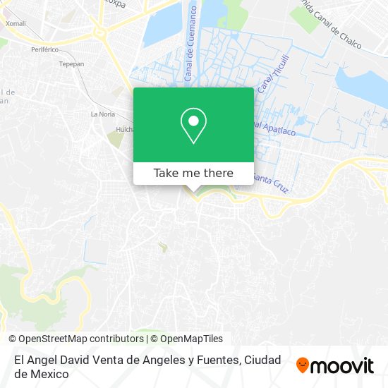 El Angel David Venta de Angeles y Fuentes map