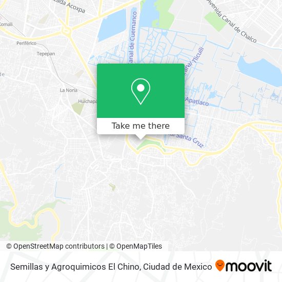 Mapa de Semillas y Agroquimicos El Chino