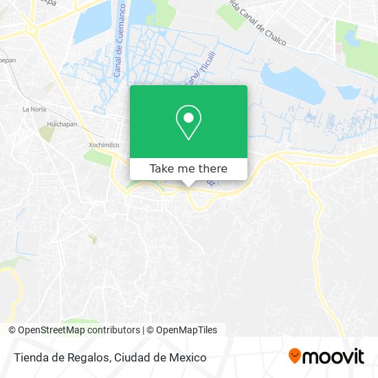 Tienda de Regalos map